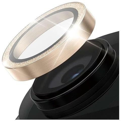 Protezione Obiettivo Per Iphone Air Hoops Glitter Antishock, Trasparente - Foto 1