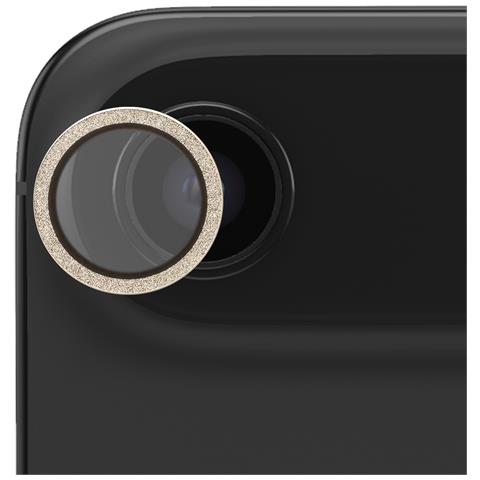 Protezione Obiettivo Per Iphone Air Hoops Glitter Antishock, Trasparente - Foto 4