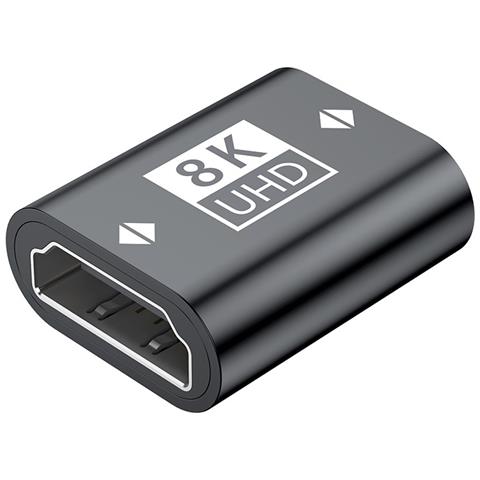 Adattatore Hdmi 2.1 Femmina-femmina 8k - Accoppiatore Estensore Hdmi Black - Foto 1