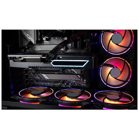 PC Highend Gaming R90-353 (Ryzen 9 9950X3D /RTX5070 Ti 16GB GDDR7/SSD 2TB / 32GB /WLAN /Windows 11 Home 64-bit) AMD Ryzen™ 9 DDR5-SDRAM NVIDIA GeForce RTX 5070 Ti Nero - Foto 2