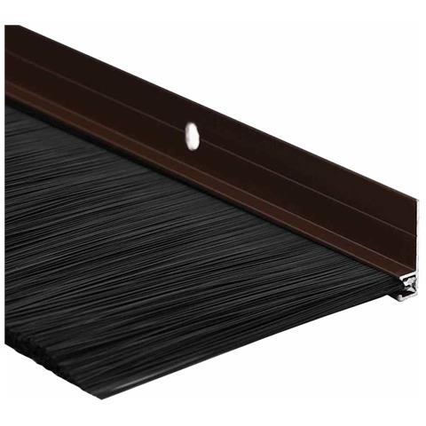 Spazzole per porte a vite 12 pcs Marrone 100 cm - Foto 9