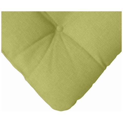 Cuscini per Seduta 4 pcs Verde chiaro 40 x 40 x 12 cm Tessuto - Foto 9
