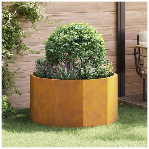 Fioriera Ruggine 90 x 90 x 50 cm - Foto 2