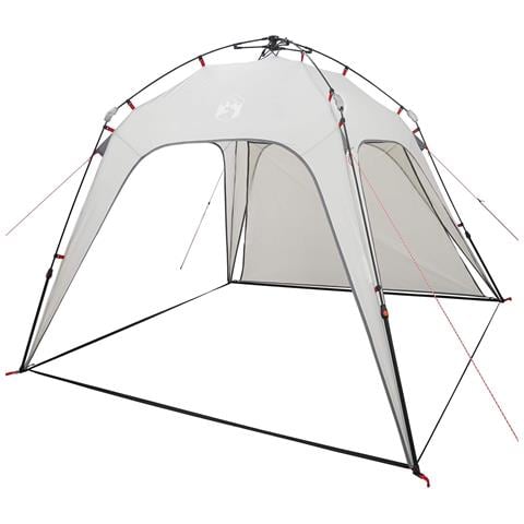 Tenda istantanea per 4 persone con rilascio rapido Grigio - Foto 1