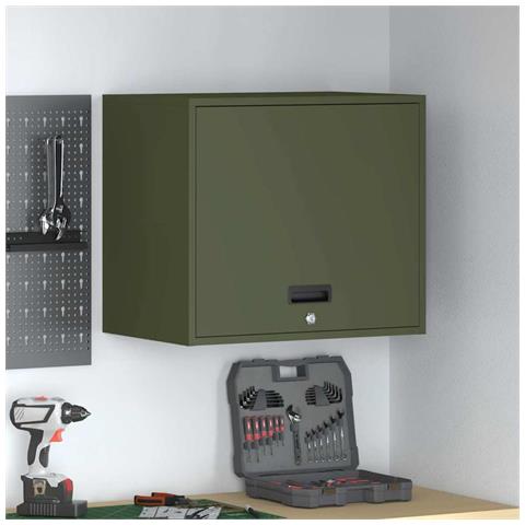 Armadio a muro per garage Oliver verde 60 x 40 x 53 cm - Foto 2