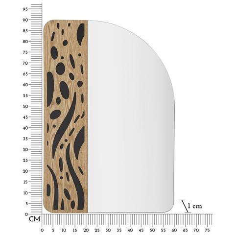Specchio Con Cornice Vkh480-multicolore-mdf-60x1x90 Cm - Foto 6