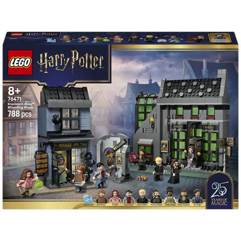 Harry Potter 76471 Negozi di Magia di Notturn Alley, Giocattolo con 8 Minifigure e Patronus da Collezione, Regalo da 8+ - Foto 1