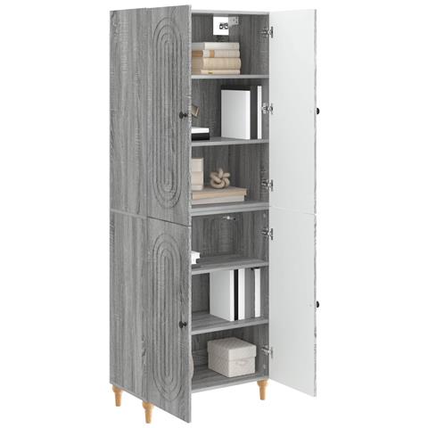 Set di armadi 2 pcs 66 x 34,5 x 90 cm Legno ingegnerizzato - Foto 2