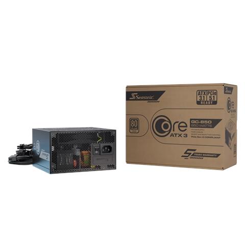 CORE GC-850 ATX 3.1 alimentatore per computer 850 W 20+4 pin ATX Nero - Foto 1