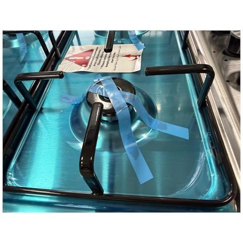 Piano cottura da Incasso a Gas 4 fuochi 60cm Inox M6-40BF INOX - Foto 4