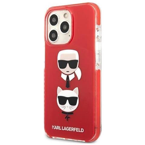 Karl Lagerfeld Klhcp13ltpe2tr Iphone 13 Pro / 13 6.1 Custodia Rossa /rossa Karl&choupette Head - Foto 2