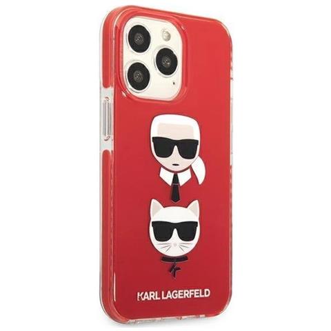 Karl Lagerfeld Klhcp13ltpe2tr Iphone 13 Pro / 13 6.1 Custodia Rossa /rossa Karl&choupette Head - Foto 7