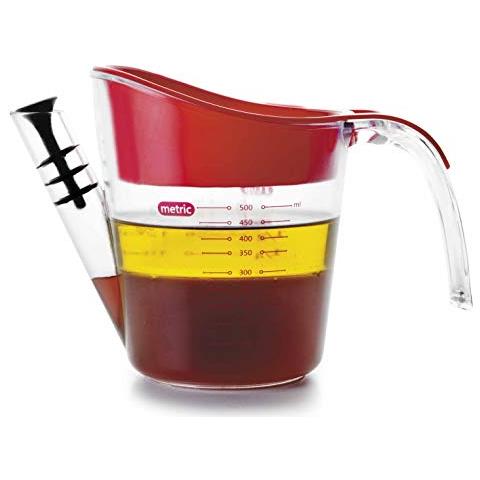 61610 - Brocca separatore di grasso da 500 ml - Rossa - Foto 1