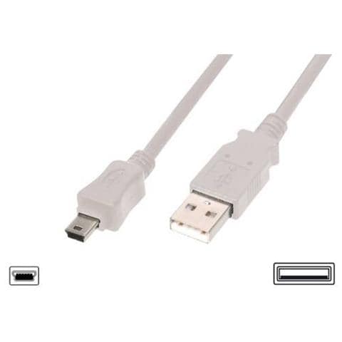 Cavo Usb 2.0 Mini B 5 Poli Mt. 1,80 - Foto 1