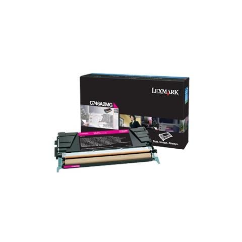 C746A2MG Toner Originale Magenta per C746DN Capacità 7000 Pagine - Foto 1