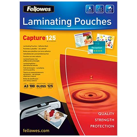 pell. di laminazione A3 125 mic autoadesivo - 100 Stüc - Foto 1