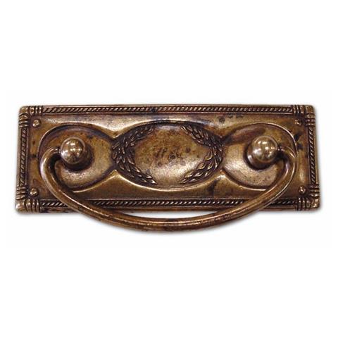 Maniglia Maniglietta per Mobili 110x45 mm Patinato Pulito Metal Style art.06323