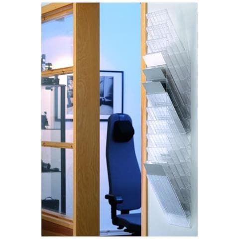 Flexiboxx 12 A4 Espositore Da Parete 12 Comparti A4 Verticale Trasp. - Foto 1