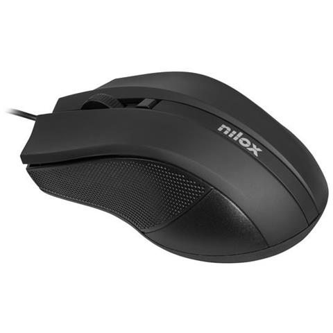 Mouse MOUSB1002 Ottico 3 Tasti 1600 DPI Colore Nero - Foto 1