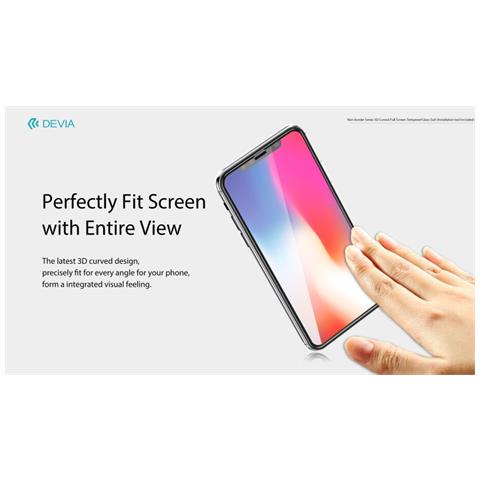 Vetro Temperato 3d Invisibile E Antipolvere Per Iphone X - Foto 1