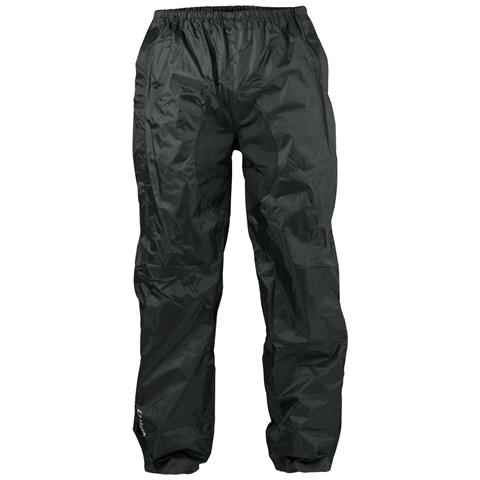 Pantaloni Antipioggia Impermeabili Antiacqua Anti Vento Foderato Moto Nero S - Foto 4