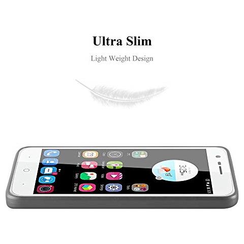 Custodia Compatibile Con Zte Blade V8 Mini In Grigio Metallico - Coperchio Protettivo In Silicone Tpu Flessibile - Foto 2