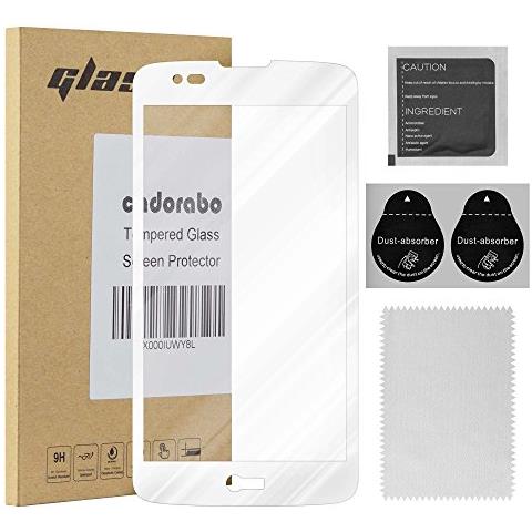 Pellicola Protettiva Per Lg K8 In Trasparente Con Bianco - Vetro Di Protezione Temprato Blindato (tempered) Schermo Intero Per Display Con 3d Touch E 9h - Foto 1