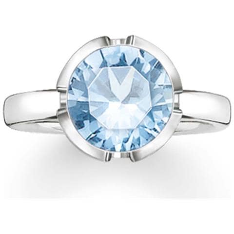 Gioielleria 036-009-31-50. Anello, Colore Blu Argento. Donna. - In ordine - Foto 3