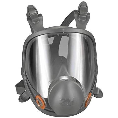 6800m Maschera Onu Pieno Facciale, Riutilizzabile, Misura Media, Grigio - Foto 1