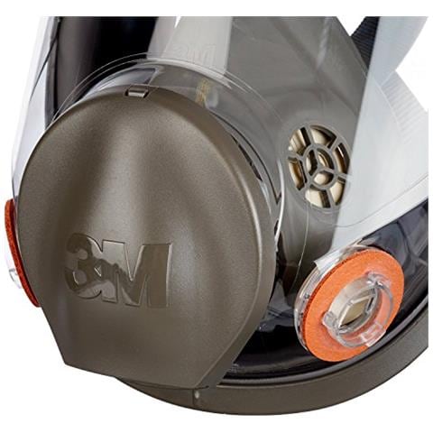 6800m Maschera Onu Pieno Facciale, Riutilizzabile, Misura Media, Grigio - Foto 2