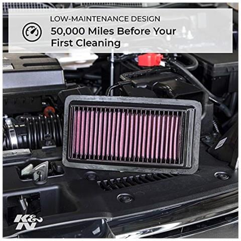 K N Motore Filtro Dellaria High Performance Premium Lavabile Pannello Di Sostituzione Del Filtro 2010-2017 (swift Swift Iv Splash Wagon R Agila) 33-2974 - Foto 4