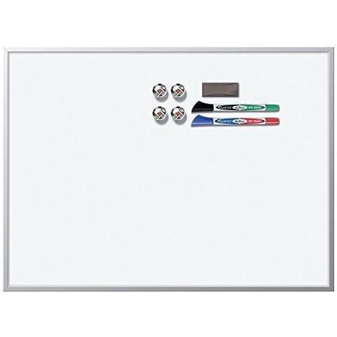 Nobo Rexel Magnetico A Secco Wipe Personal Lavagna 585 X 430 Mm In Alluminio Trim Include Marcatori Gomma Magneti E Montaggio Kit Bianco 1.903.777 - Foto 1