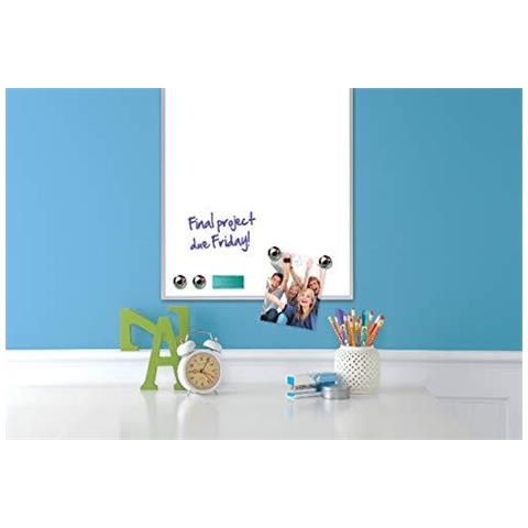 Nobo Rexel Magnetico A Secco Wipe Personal Lavagna 585 X 430 Mm In Alluminio Trim Include Marcatori Gomma Magneti E Montaggio Kit Bianco 1.903.777 - Foto 2