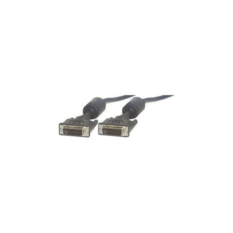 Cable DVI-I Male / Male Dual Link 2m 2m DVI-I DVI-I Nero cavo DVI - Foto 1