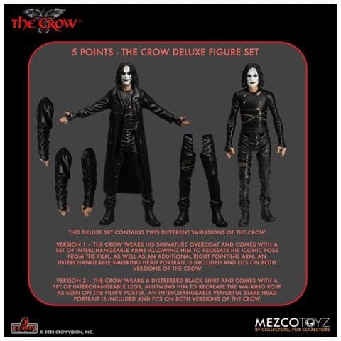 The Crow 5 Points The Crow Deluxe Figure Set 9 Cm - Foto 2