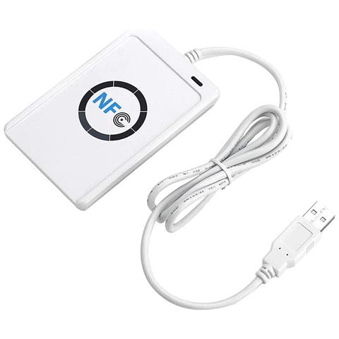 Lettore Scrittore Nfc Rfid Icr Smart Card Carta Identita' Elettronica Cie Usb - Foto 1