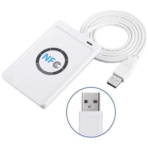 Lettore Scrittore Nfc Rfid Icr Smart Card Carta Identita' Elettronica Cie Usb - Foto 2