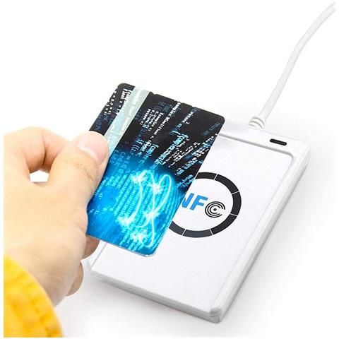 Lettore Scrittore Nfc Rfid Icr Smart Card Carta Identita' Elettronica Cie Usb - Foto 14