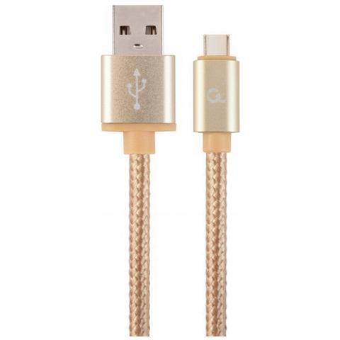 Cablexpert Ccb-musb2b-ambm-6-g Cavo Usb 1,8 M Usb 2.0 Usb A Usb C Oro - Foto 1