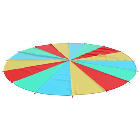 Paracadute Da Gioco Per Bambini 6 M In Tessuto - Foto 1