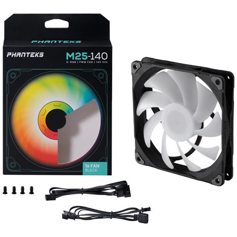 M25 Case per computer Ventilatore 14 cm Nero 1 pz - Foto 10