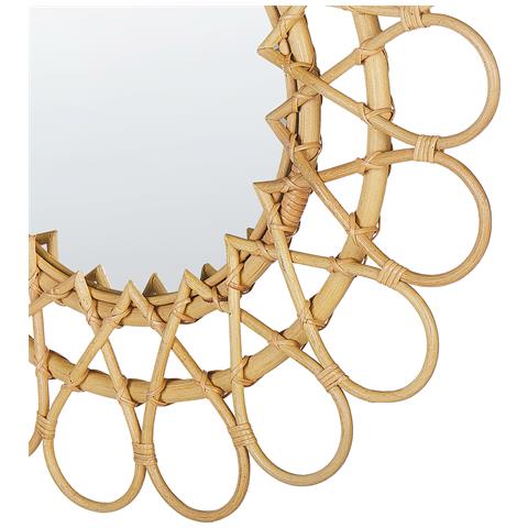 Specchio Babai Rattan Naturale - Foto 5