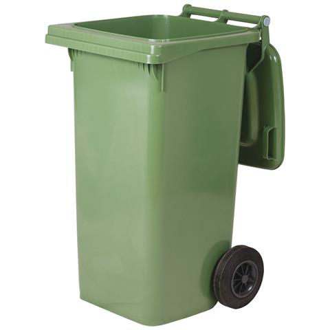 Bidone Per Raccolta Differenziata Con Ruote 120lt Ics - Green - Foto 1