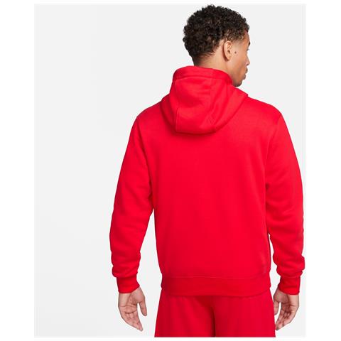 Felpa Con Cappuccio Cw6894-657 Uomo Taglia Xl Colore Rosso - Foto 2