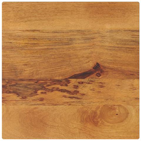Piano Tavolo 60x60x2,5 Cm Quadrato Legno Massello Di Acacia - Foto 1