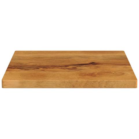 Piano Tavolo 60x60x2,5 Cm Quadrato Legno Massello Di Acacia - Foto 3
