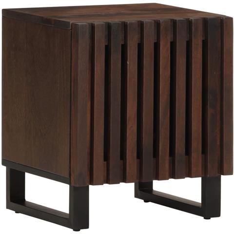 Comodini 2pz 40x34x46 Cm In Legno Massello Di Mango - Foto 2