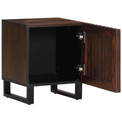 Comodini 2pz 40x34x46 Cm In Legno Massello Di Mango - Foto 3