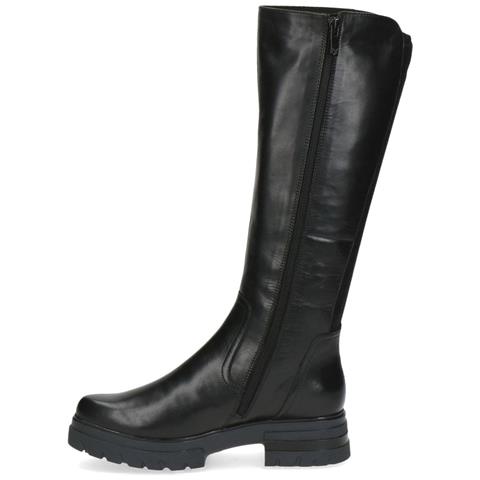 Black Comb Casual Closed Boots Stivaletti Pelle Scarpe Donna Nero Eu 36, 9-25600-41-019 - Foto 3