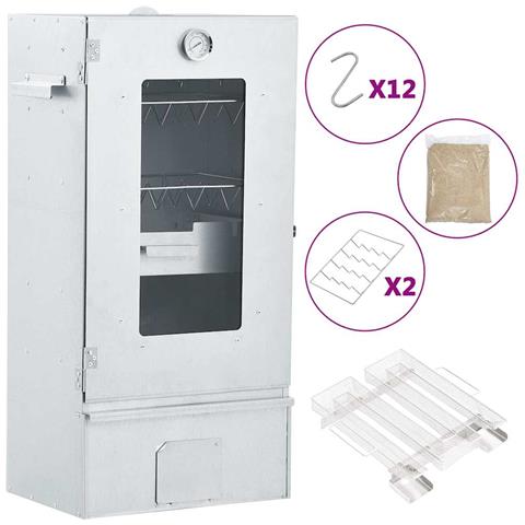 Forno Affumicatore Bbq Generatore Fumo Freddo Acciaio Zincato - Foto 1